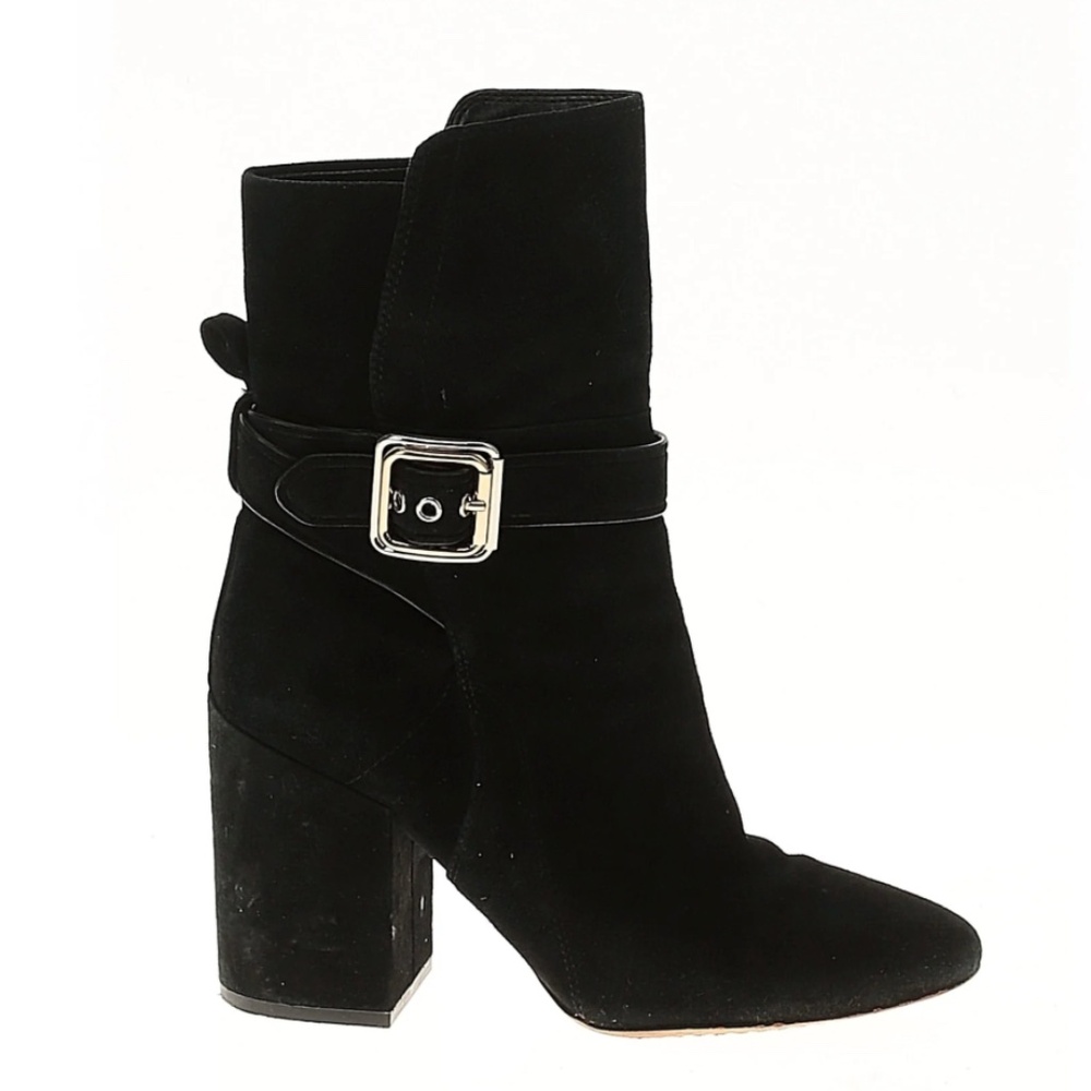 Vince Camuto Black Suede Heeled Boots